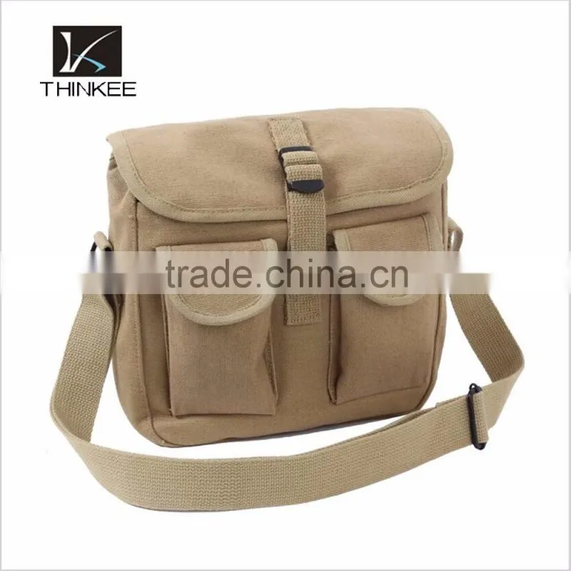 wholesale custom your logo travel canvas military shoulder bag
