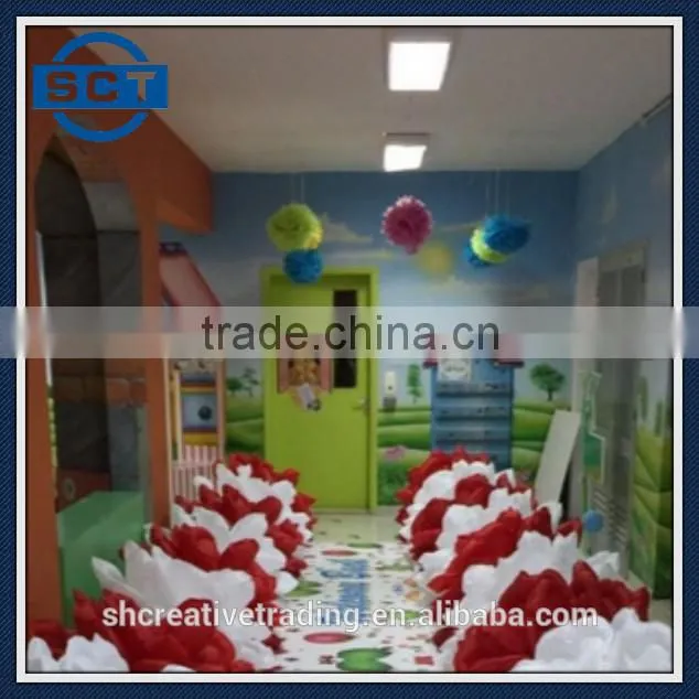 Inflatable Rose Flower for Wedding Aisle Decorations