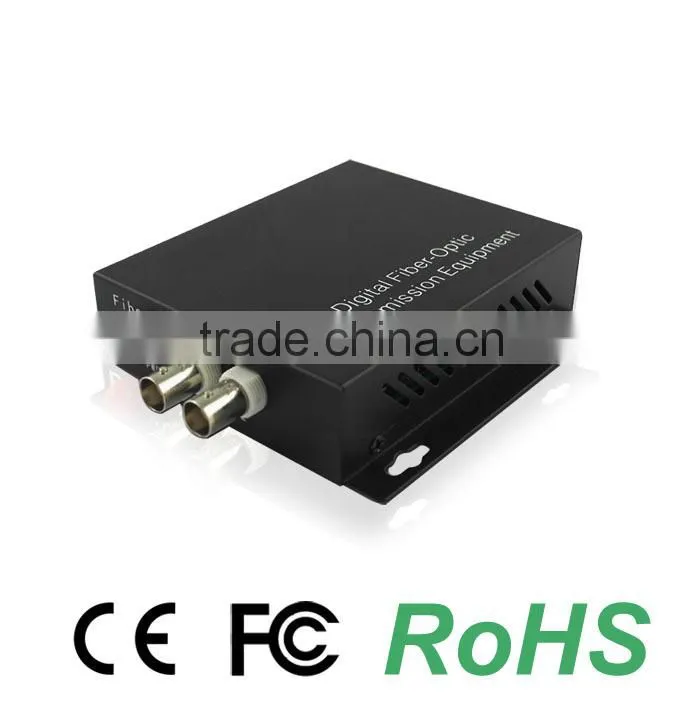 2 Channel HD-CVI Video Compatible HDCVI Optical Converter