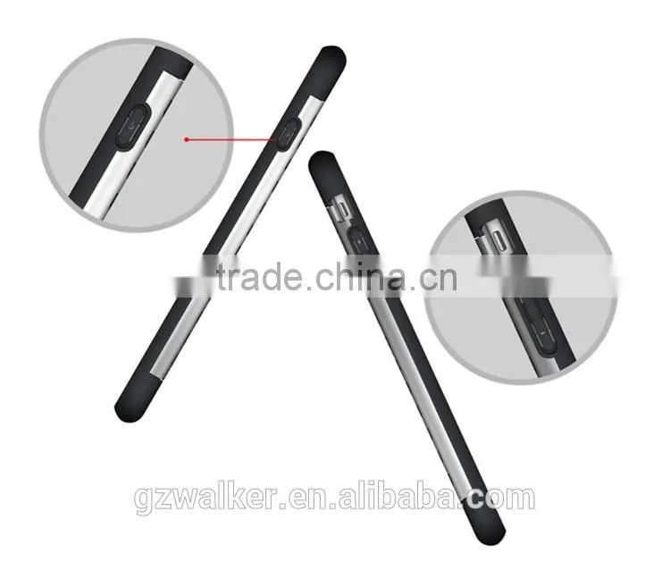 2016 wholesale prodcut fashion 2 in 1 shockproof shield cell phone case mobile phone back cover for iPhone 5 6 6s 6plus