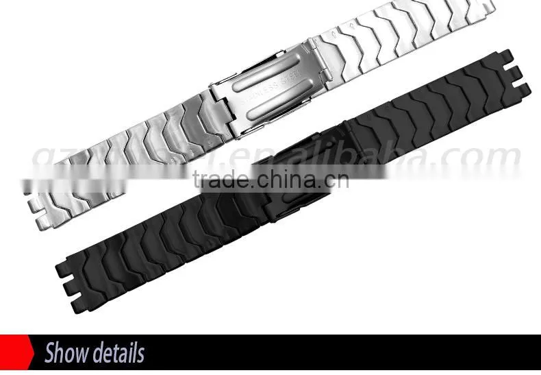 19mm Stainless steel bracelet wristbands waych band