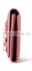 2016 cheap handmade PU leather wallet ladies wallets from China