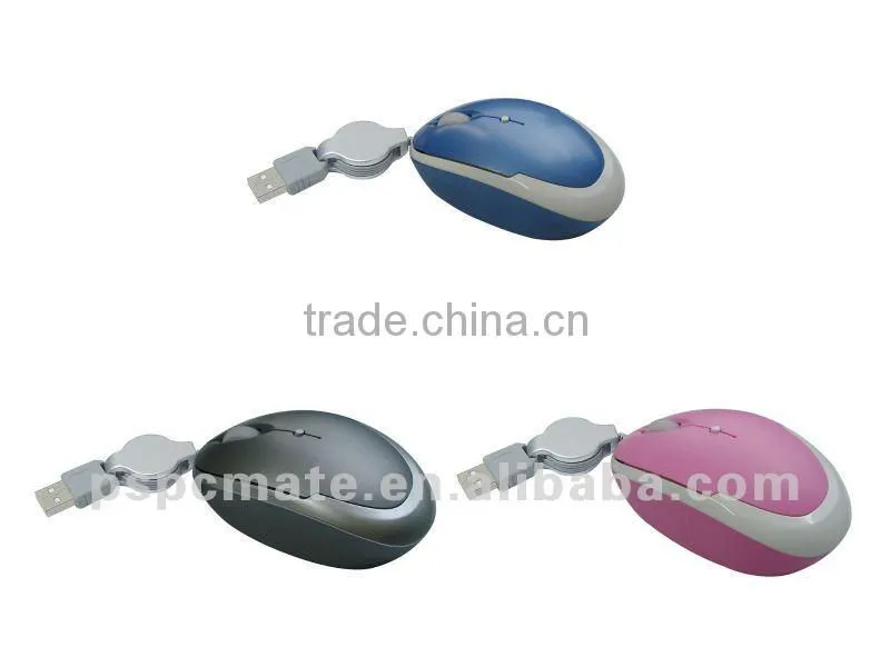 wired webkey mouse,wired mouse with webkey,mouse with retractable cable