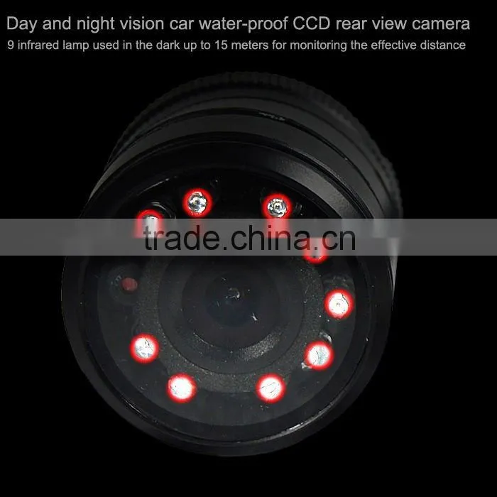 3.5 inch car back seat lcd monitor rear view camera system with 4 way car reverse camera system