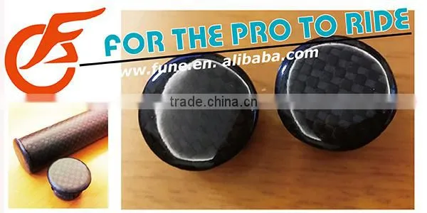 3K Clear coating Bicycle Carbon Handlebar End Cap