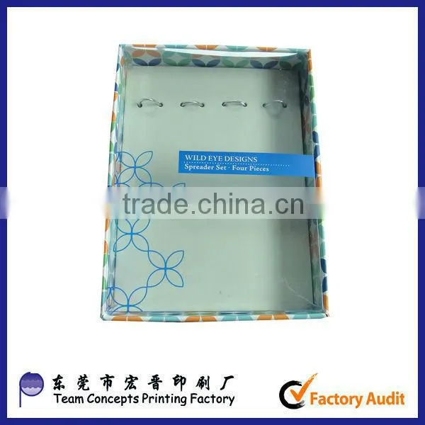 display cardboard gift box with pvc window