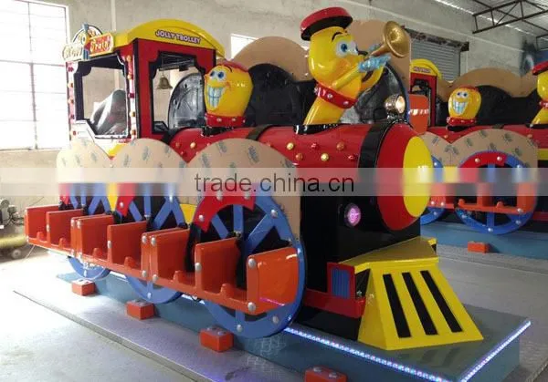 happy rotating locomotive amusement park rides, small amusement rides for sale