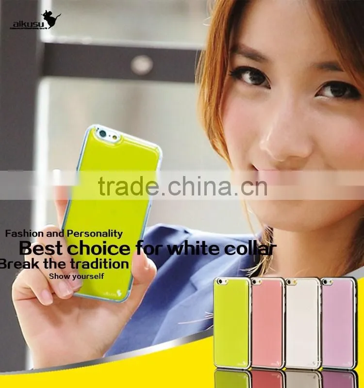 High quality epoxy gel mobile phone cover for iphone 6