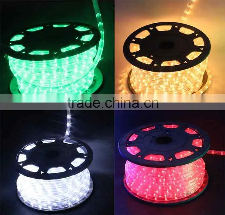 flashing christmas outdoor 3d motif rope light