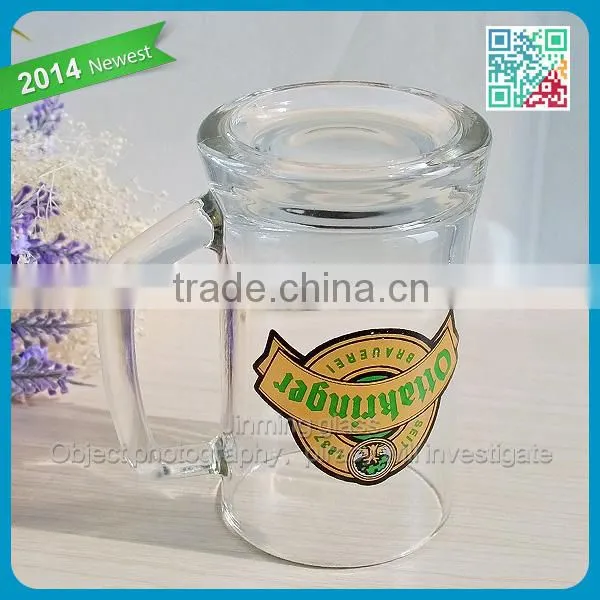 Ottakringer Thick Wall Heavy Beer Drink Glassware Classic Crystal Glass Tumbler Beer Mug