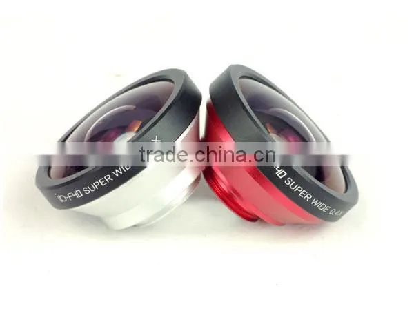 2015 Factory Production 0.4x Super Wide Angle Lens With case cell phone lens