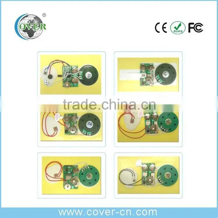 Programmable Recordable Sound Chip/ Sound Module For Plush Toys And Greeting Cards