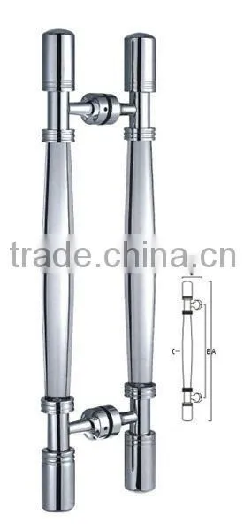 American Brass Crystal Door Handle