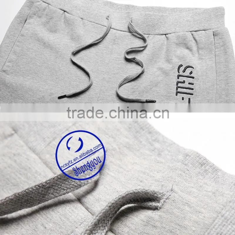 Custom 100% Cotton Wholesale Casual Long Men jogger pants