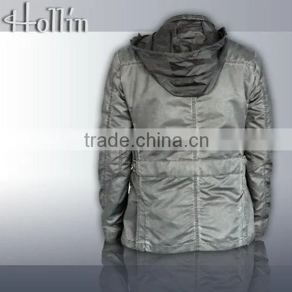 High quality men's jacket with hood
