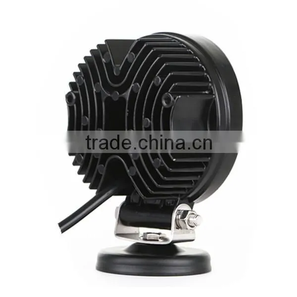 High Power 27W Led Work Light + 12V-24V Heavy Duty LED Work Light, Daytime Running Light ( Round 27W )