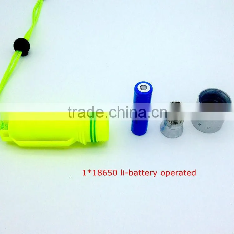 T6 10w waterproof rechargeable diving led flashlight