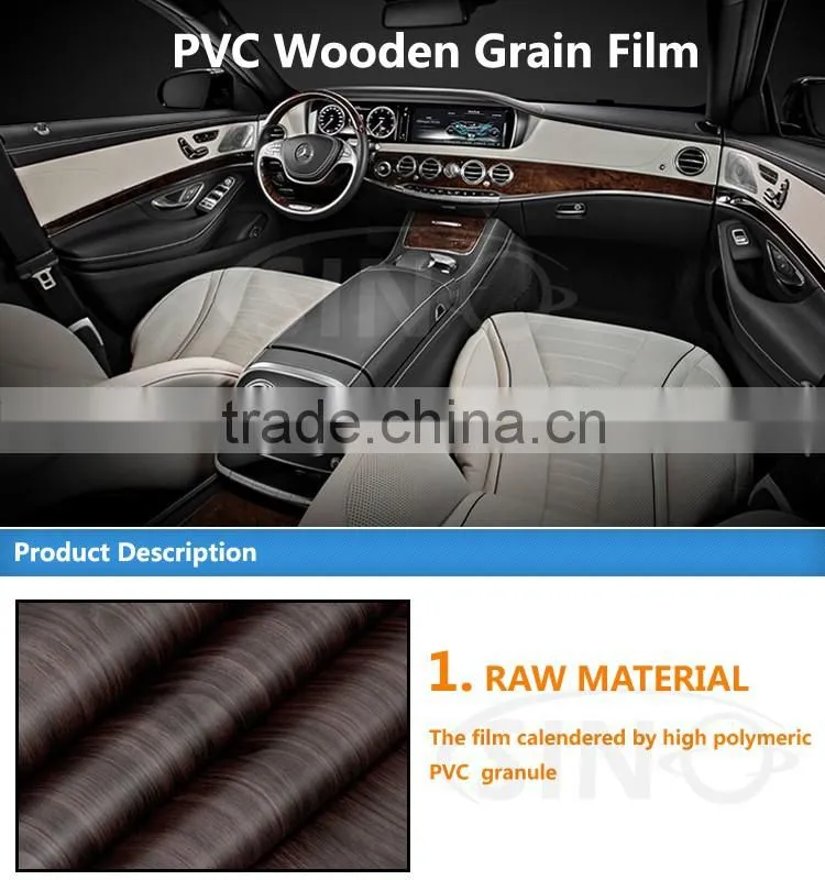 SINO W1398 1.24*50M High Quality Decoration Film For Wood Furniture