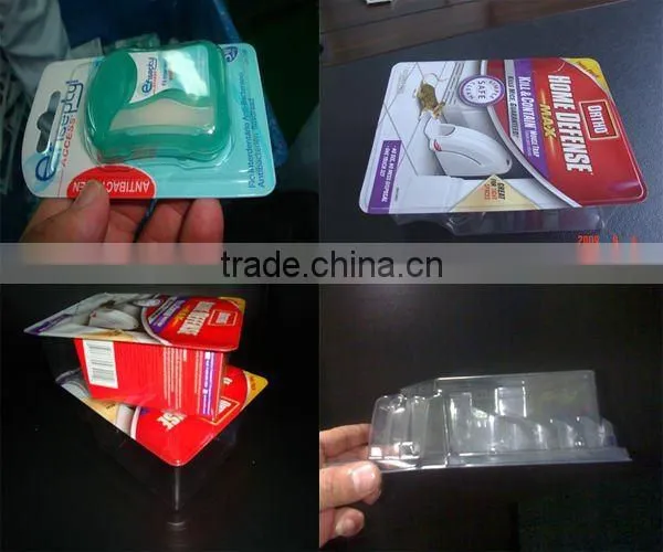 Automatic Blister Packing machine with automatic red airplane hole