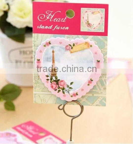 heart shape notepad