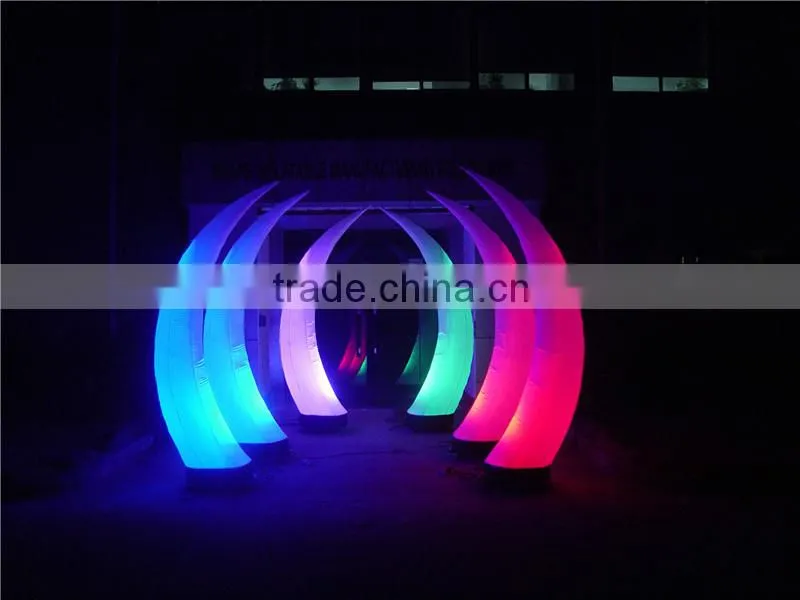 Advertising Custom PVC LED Inflatable Light Balloons Inflatable Light Cone for Night Decoration