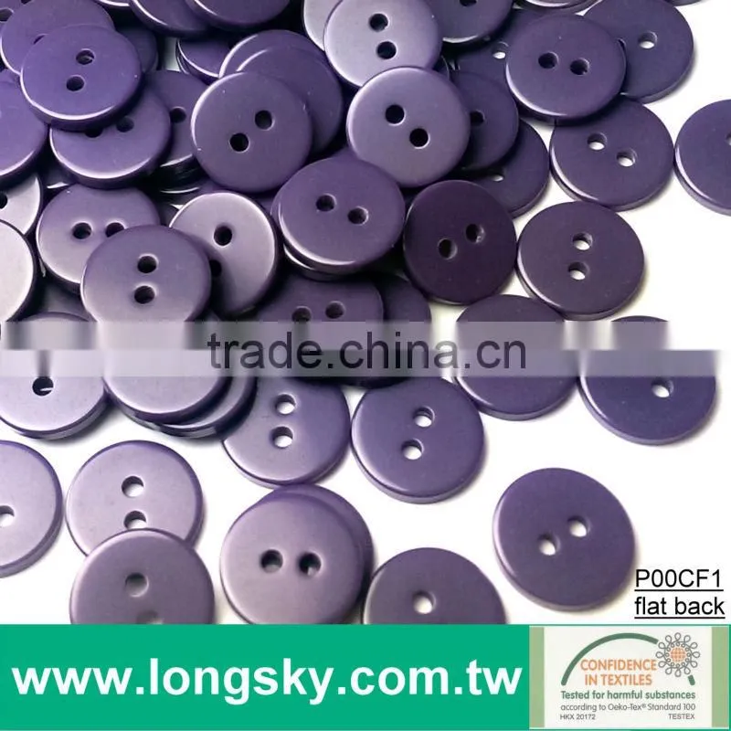 (#P07CR1-20L) 15mm fashion dyeable wholesale decorative 4 hole round sew garment button