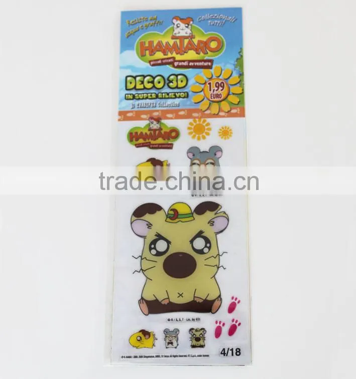 ECO-friendly Non-toxic 3d pvc epoxy sticker,room decoration custom epoxy sticker