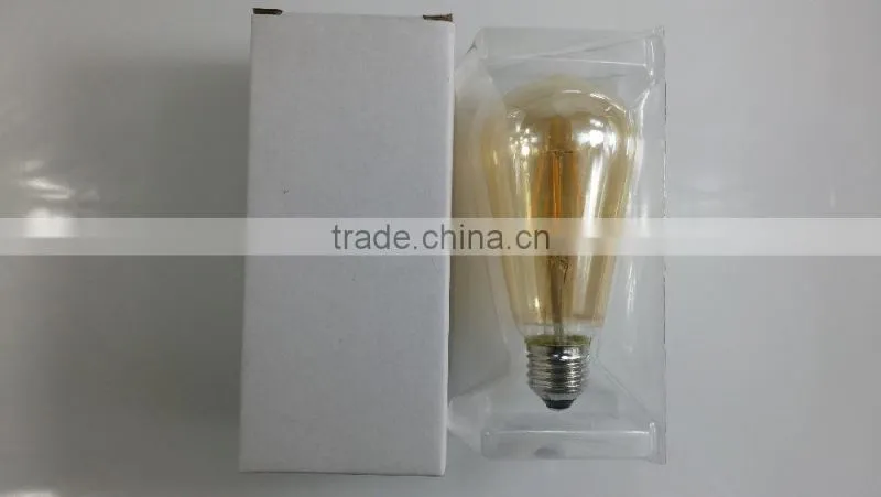 UL listed edison bulbs 4w st64 led filament bulb