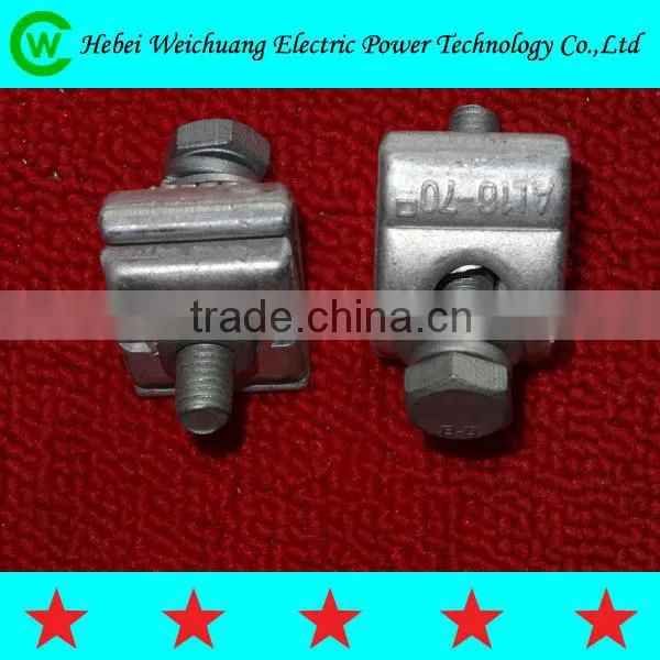 parallel groove clamp for overhead line fittings