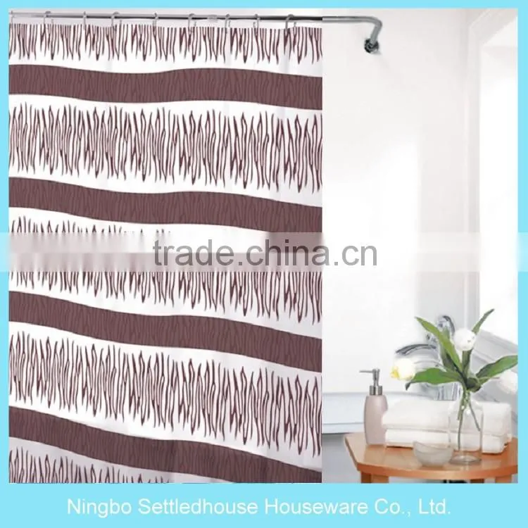 Design PEVA Shower Curtain, Circle Design Bathroom Shower Curtain