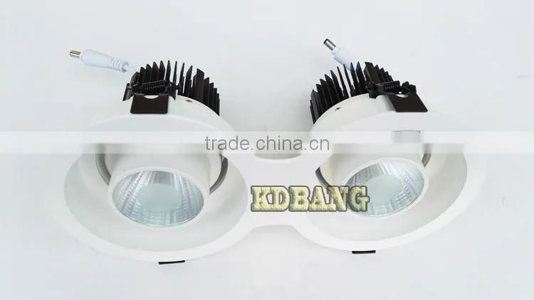 2*15w cob downlight,recessed led ceiling light