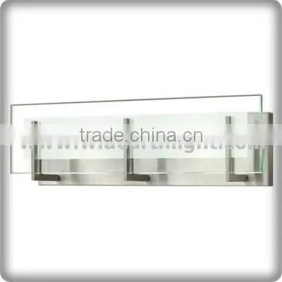 UL CUL Listed 3 Lights Bathroom Vanity Light Hotel With Frosted Glass Diffuser Mount Upon The Mirror W81093