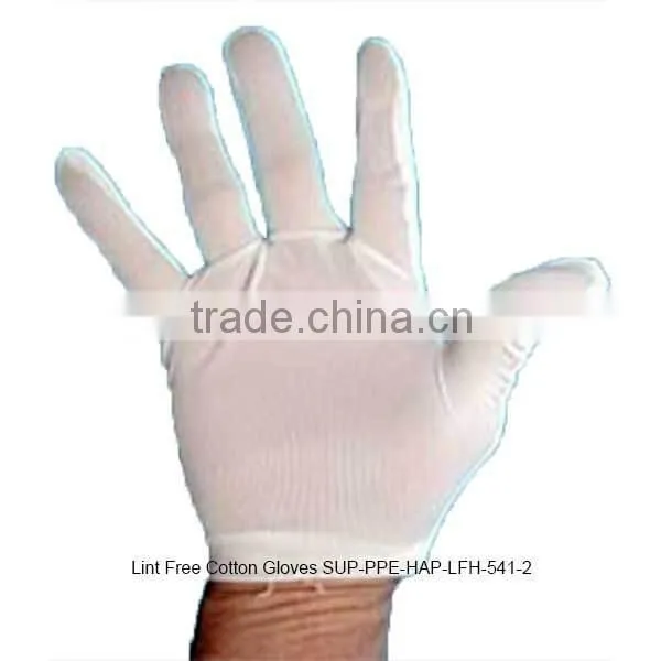 Lint Free Cotton Gloves ( SUP-PPE-HAP-LFH-541-2 )
