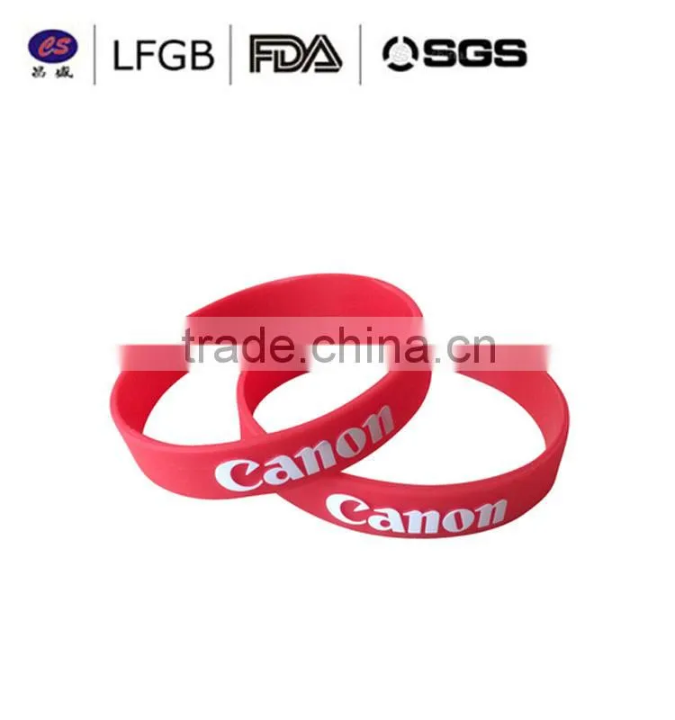 High quality Promotional patented silicone wristband silicone bracelet with cheap price