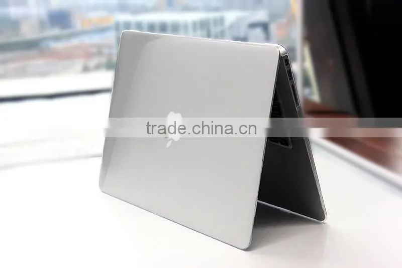 New Fashion Rubber Coating Plastic Smart Cover Case for Macbook air 13 Inch