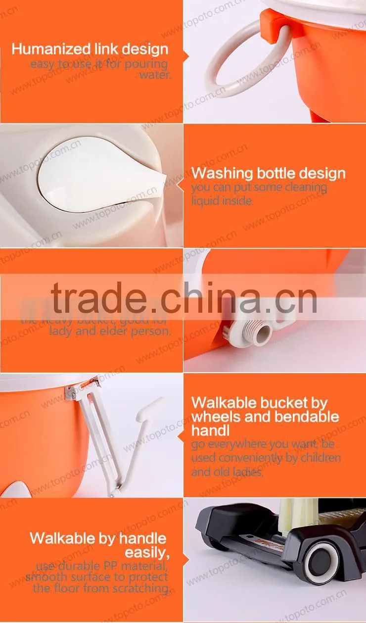 New design rotating mop bucket with foot pedal