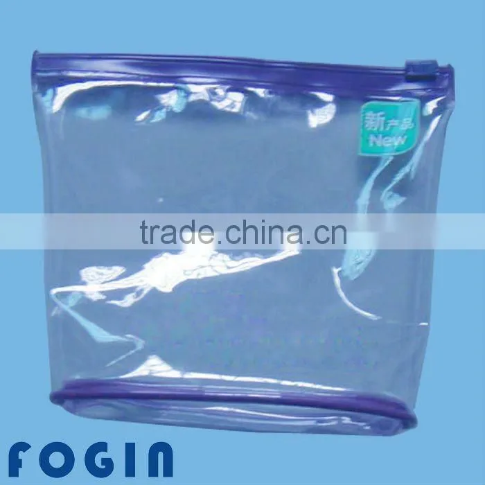 fashion transparent PVC Shampoo Bag with handle