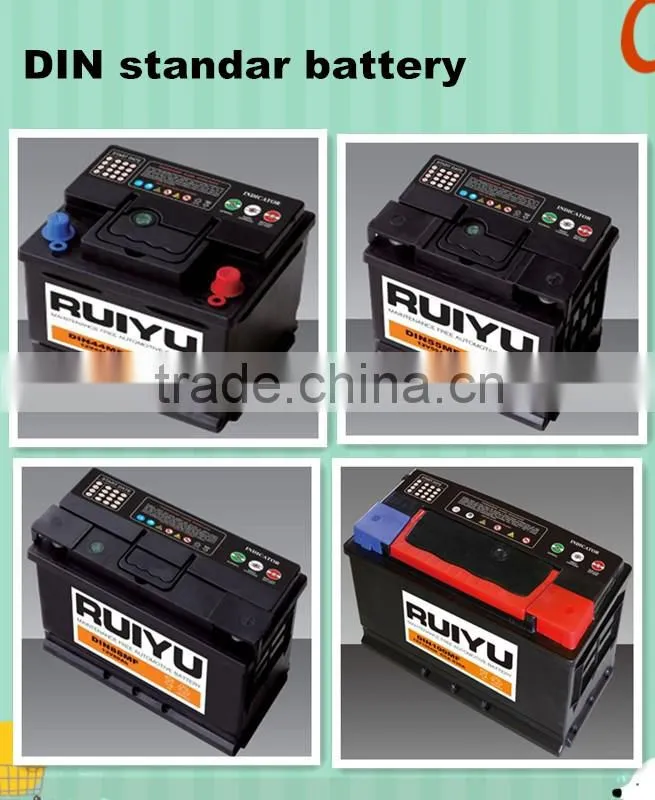 Korea quality 55D23R 12v for starting ac delco battery