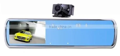 4.3" TFT LCD screen Dual Lens Car Rearview Mirror Car Video Recorder