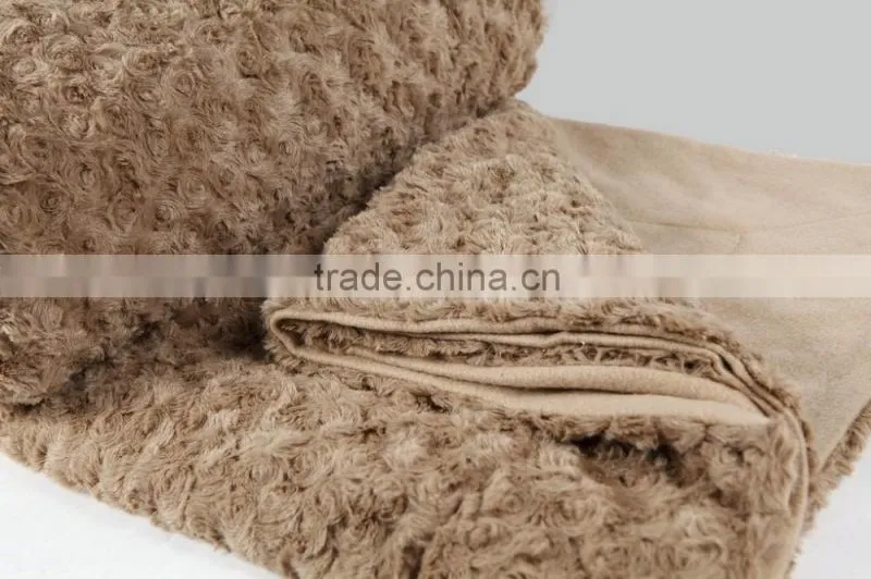 100% polyester soft warm cheap pv fleece gifts Promotional Blanket