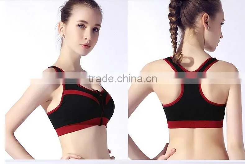 Summer Style Women Cotton Stretch Athletic Vest Gym Fitness Sports Bra