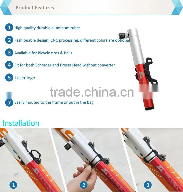 High Pressure Double Action Mini Pump /Tire Pump/Air Pump