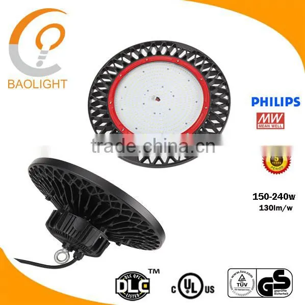 industrial pendant light 100W 150W 200W 240W ufo led high bay light 5 years warranty