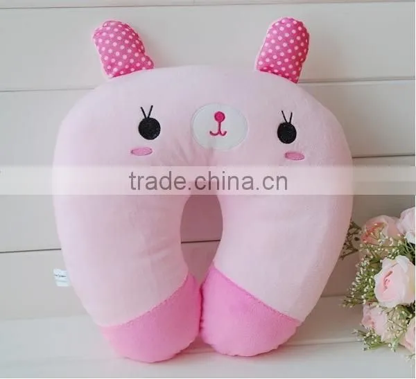 Travel Neck Pillow Very soft U shape rabbit pillow
