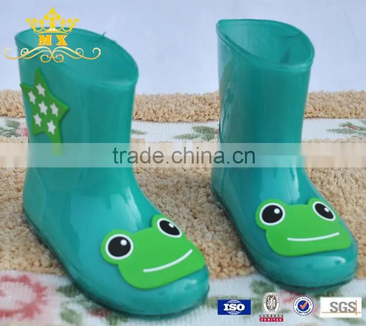 colorful jelly woman pvc rain boots with good quality
