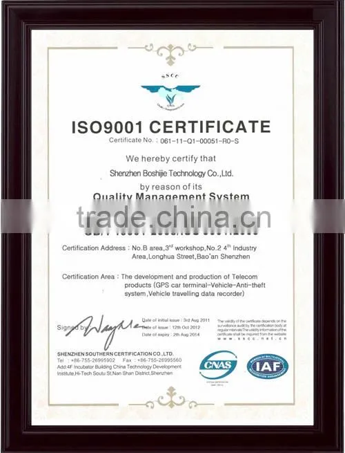 GPS tracker speed recorder fatigue driving alarm