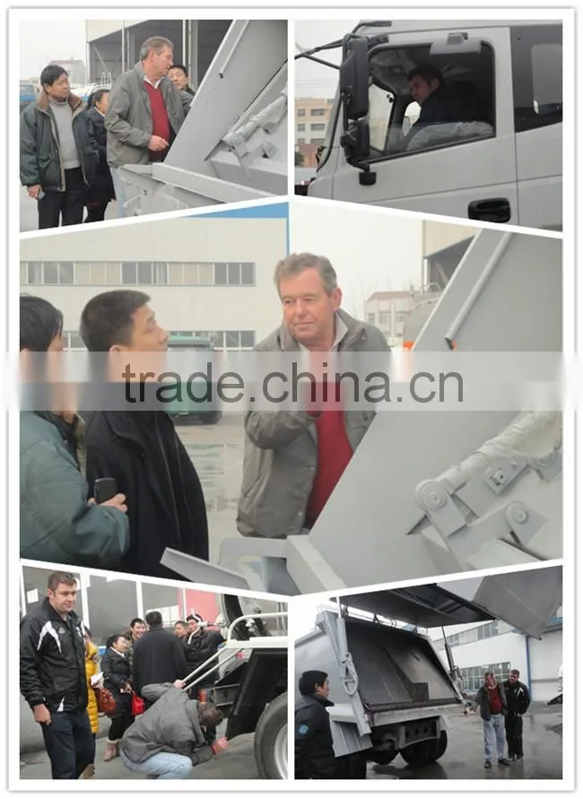 Foton 4*2 garbage compactor truck for sale