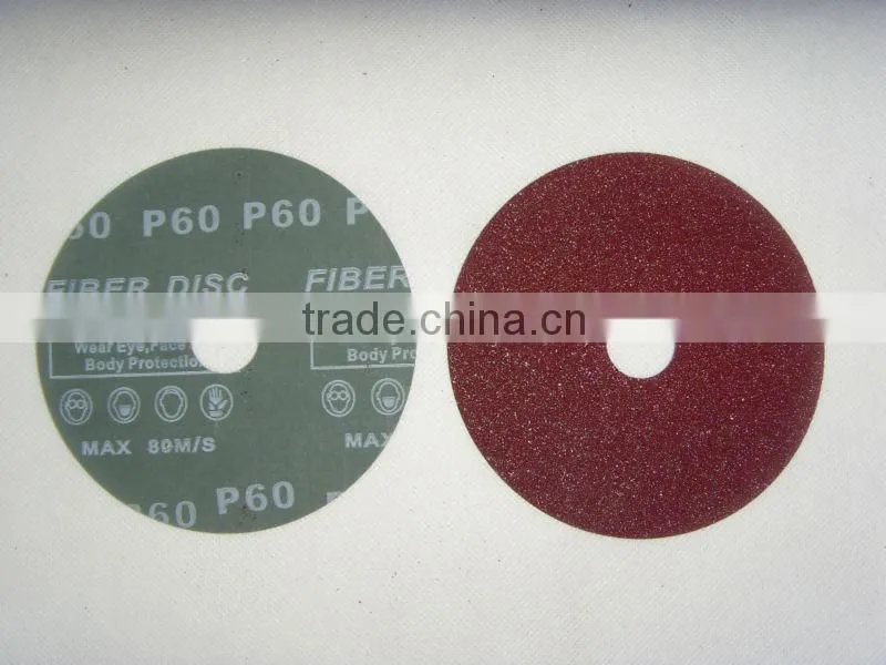 China supplier good quality with aluminum oxide grain fiber disc
