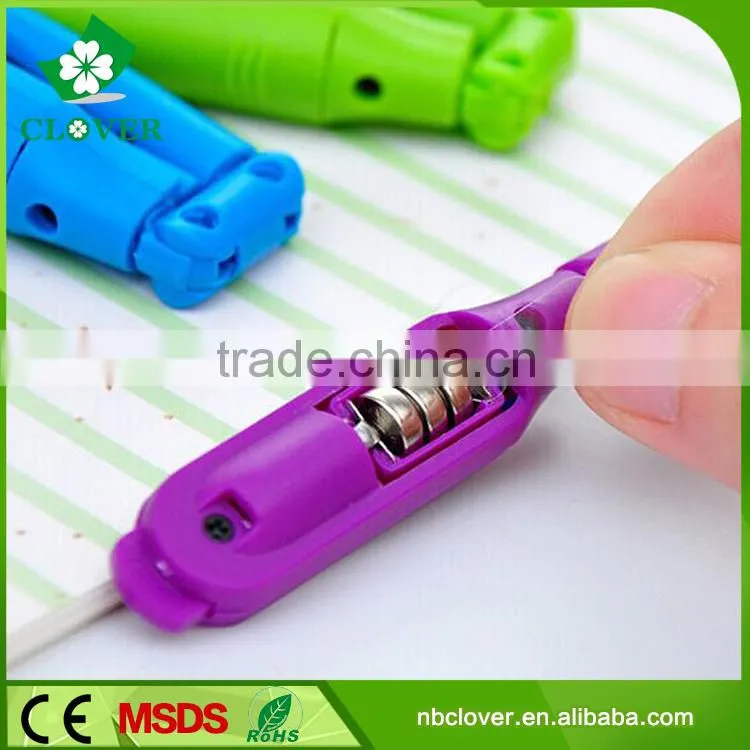 High quality 1 led plastic mini led reading book light with clip