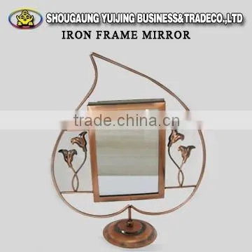 YUJING 4mm wholesale iron frame decorative wall mirror